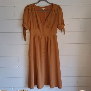EUC Button up midi dress